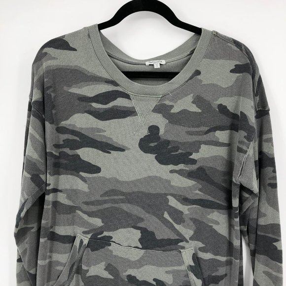 Splendid Green Camouflage Sweater Dress | Made in USA - Picture 4 of 6